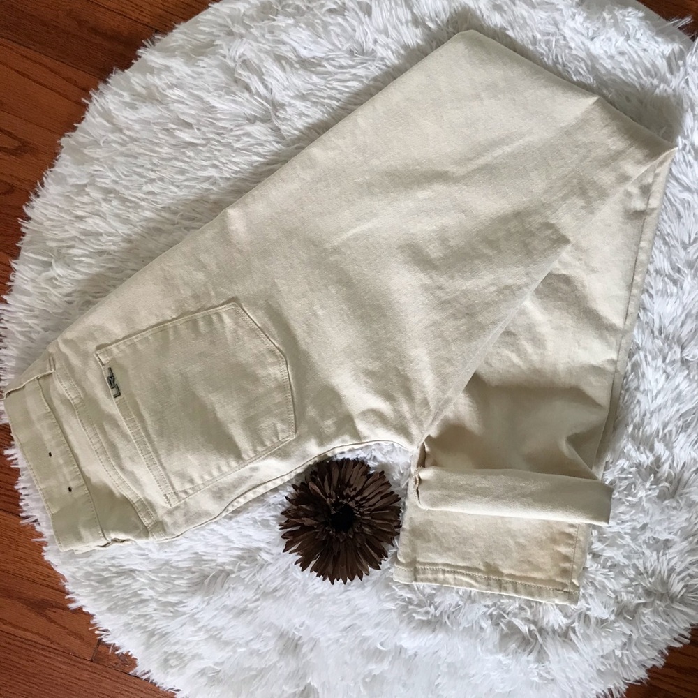 LRL LAUREN JEANS CO. RALPH LAUREN CREAM SIZE 6 - Picture 6 of 8